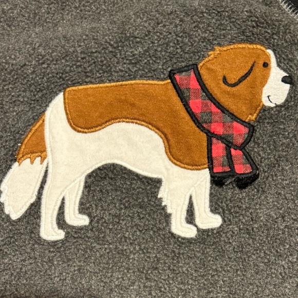 Carter’s Fleece Dog One Piece - Picture 2 of 3